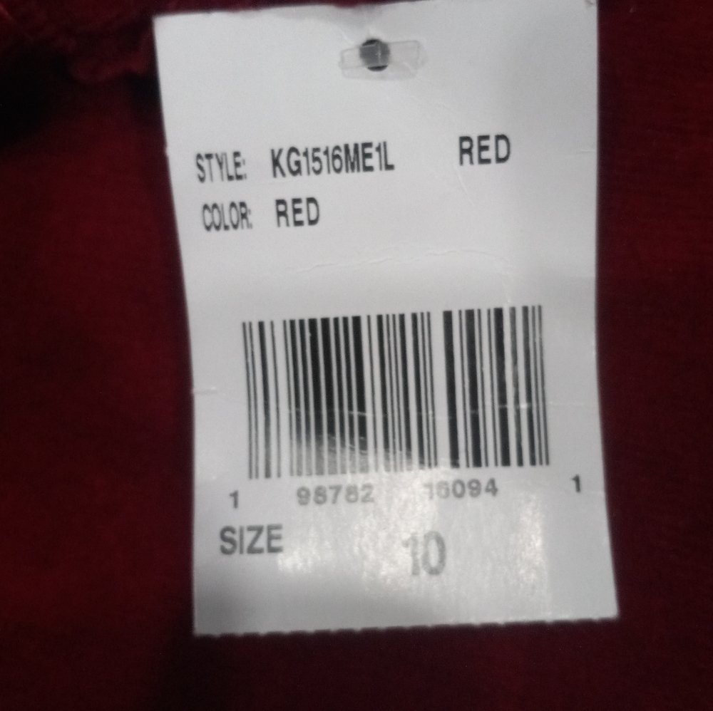 Kut From The Kloth Velvet High Rise Meg Fab Ab Wide Red Pants - Picture 13 of 16